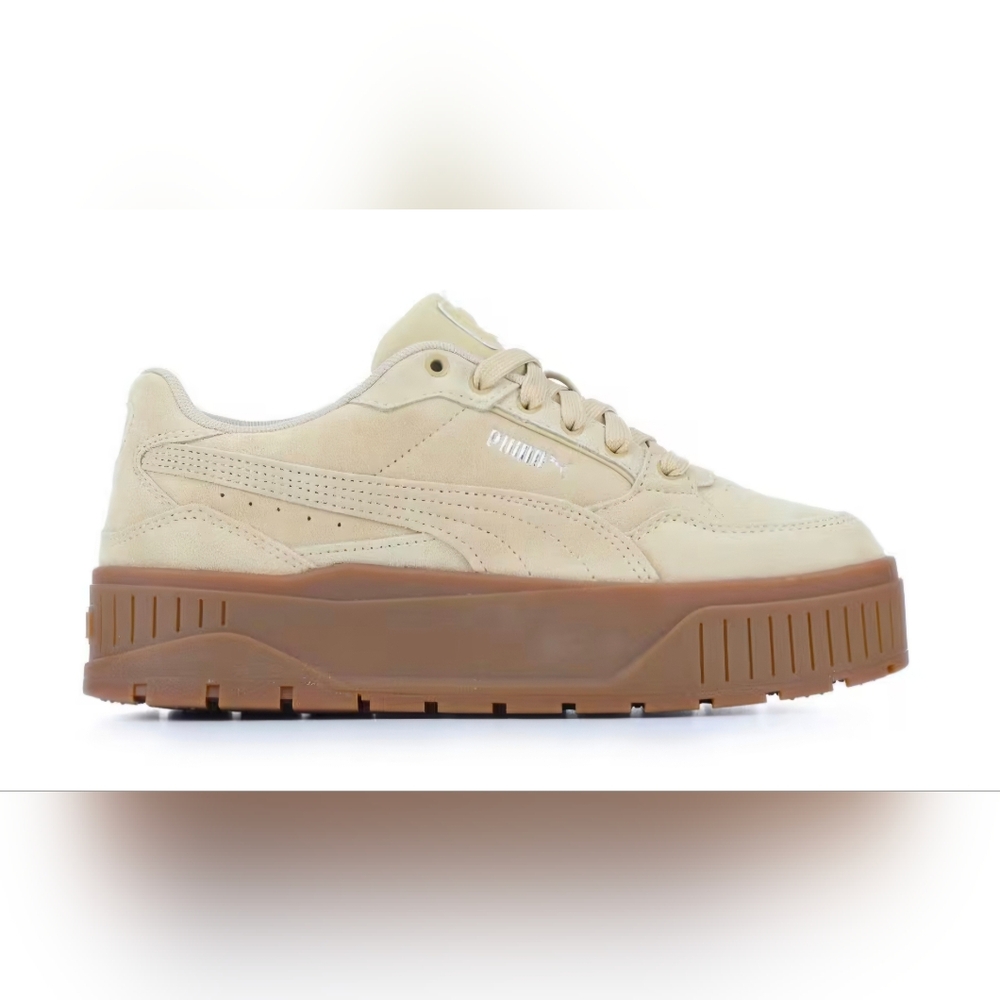 Puma Women's KARMEN II IDOL SD Platform Sneakers Beige Sz 10